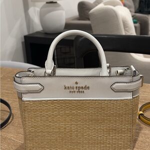 Kate Spade Cream and Tan Satchel